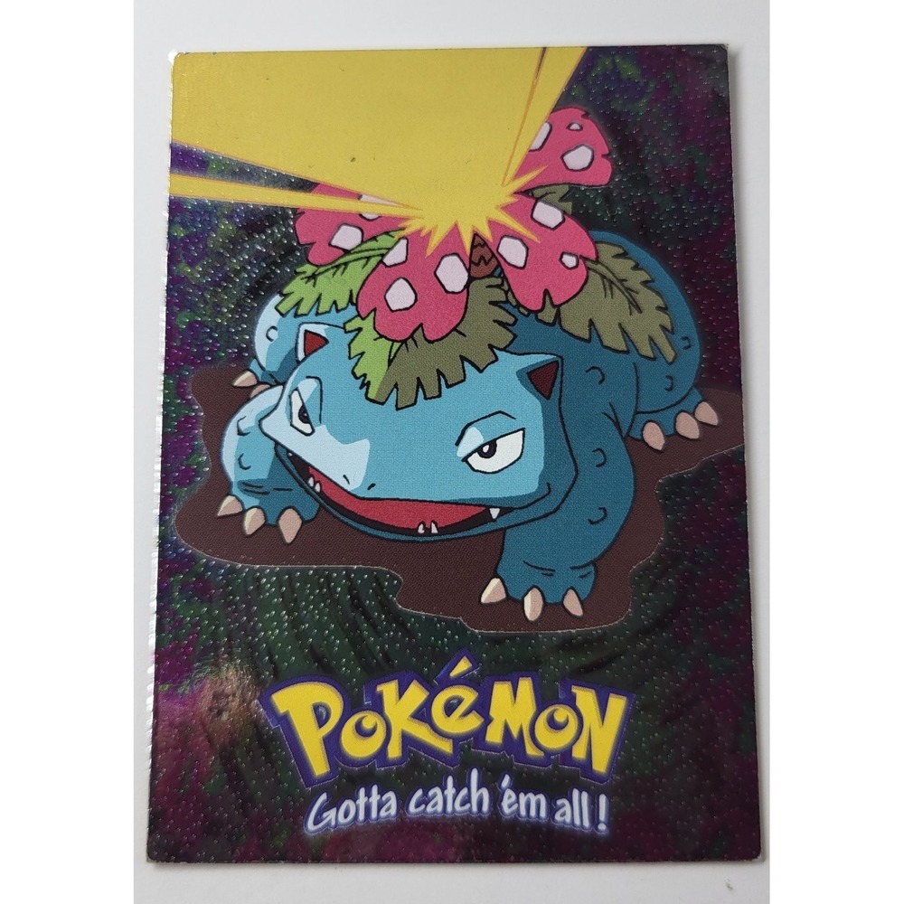 Pokémon Venusaur 1998 Topps E3 Stage 3 #03 Holofoil
